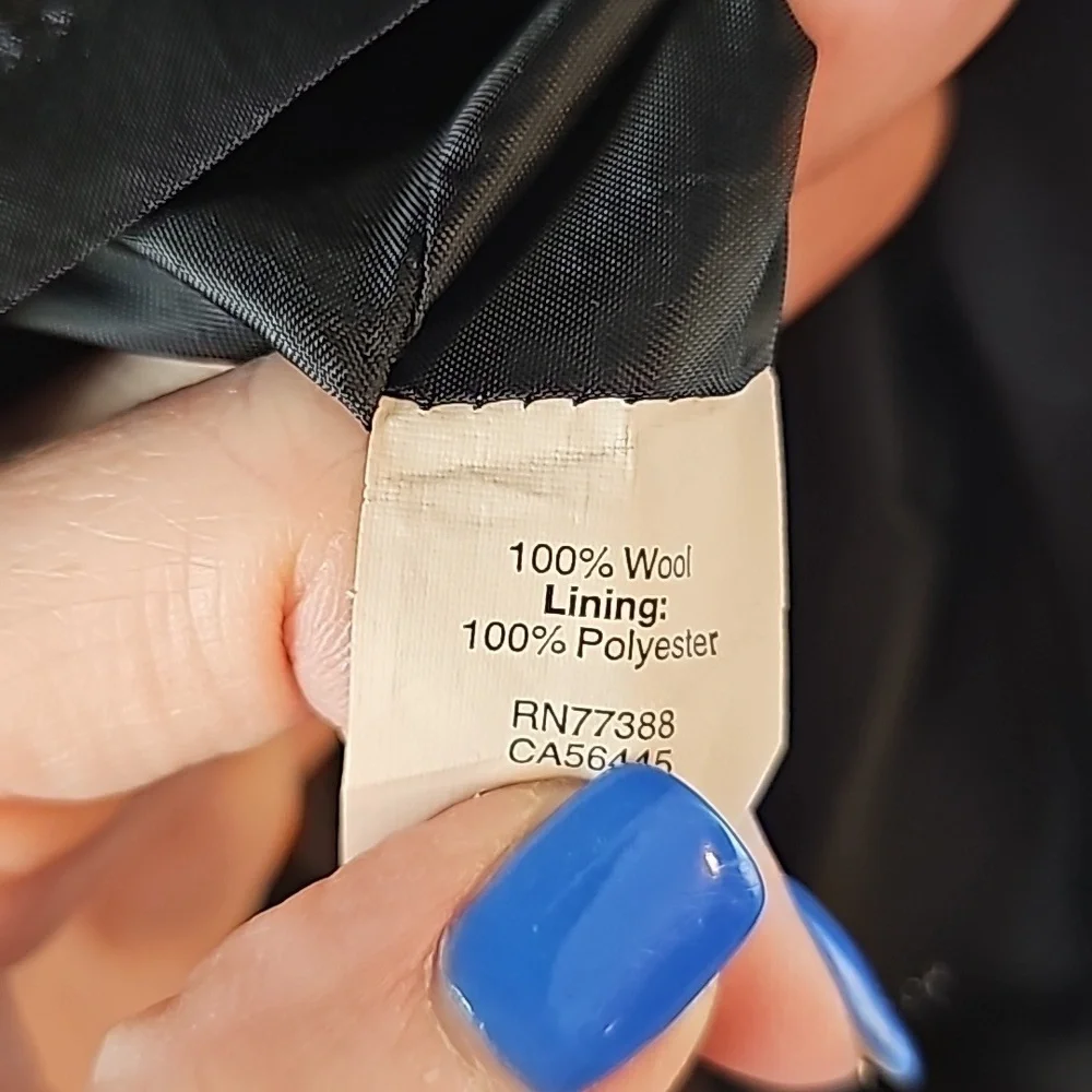 J. Crew Wool black suiting dress sz 4